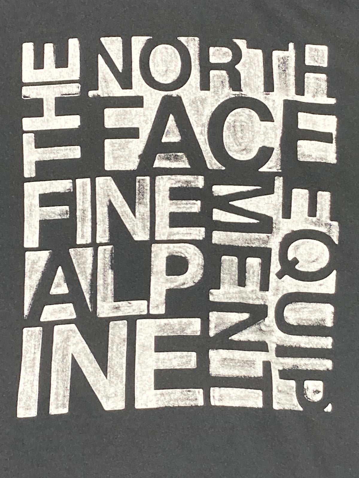 The North Face Fine Alpine Equipment Graphic Black Pullover Hoodie Men's XL