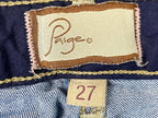 Paige Jeans Peg Straight Womens Blue Stretch Denim Size 27