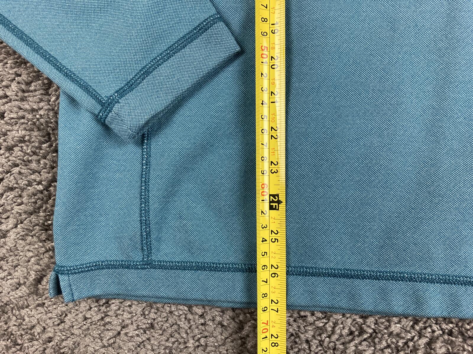 Tommy Bahama Reversible Quarter Zip Pullover Sweatshirt Blue Mens Mint Sz Small