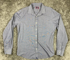 UNTUCKit Button Down Shirt Wrinkle Free Men's Blue Long Sleeve  Size L