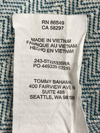Tommy Bahama Reversible Quarter Zip Pullover Sweatshirt Blue Mens Mint Sz Small