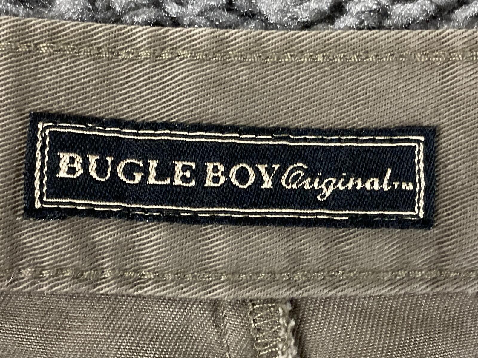 Vintage Bugle Boy Khakis Pants Mens Comfort Fit Tan 100% Pleated Chino Sz 40x32