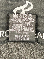 Rocawear Hoodie Jacket Quilted Panels Men's Gray Size S
