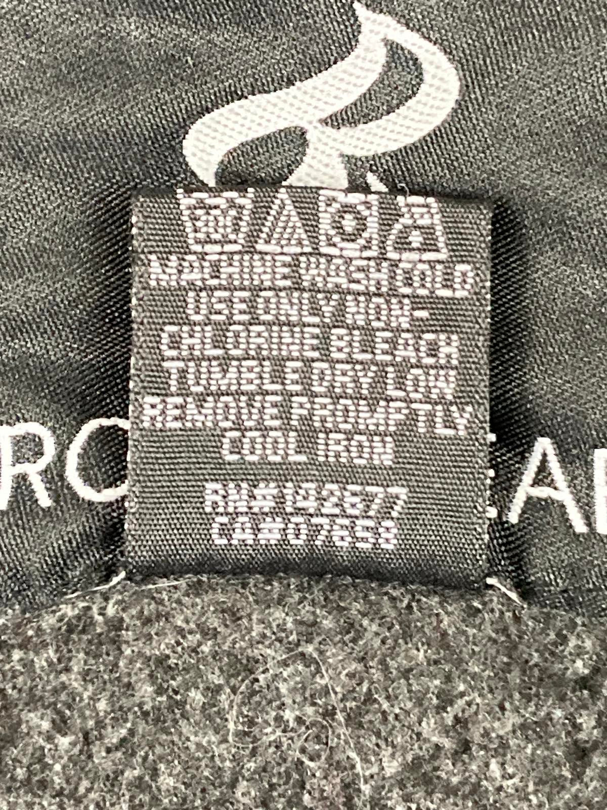 Rocawear Hoodie Jacket Quilted Panels Men's Gray Size S