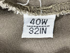 Vintage Bugle Boy Khakis Pants Mens Comfort Fit Tan 100% Pleated Chino Sz 40x32