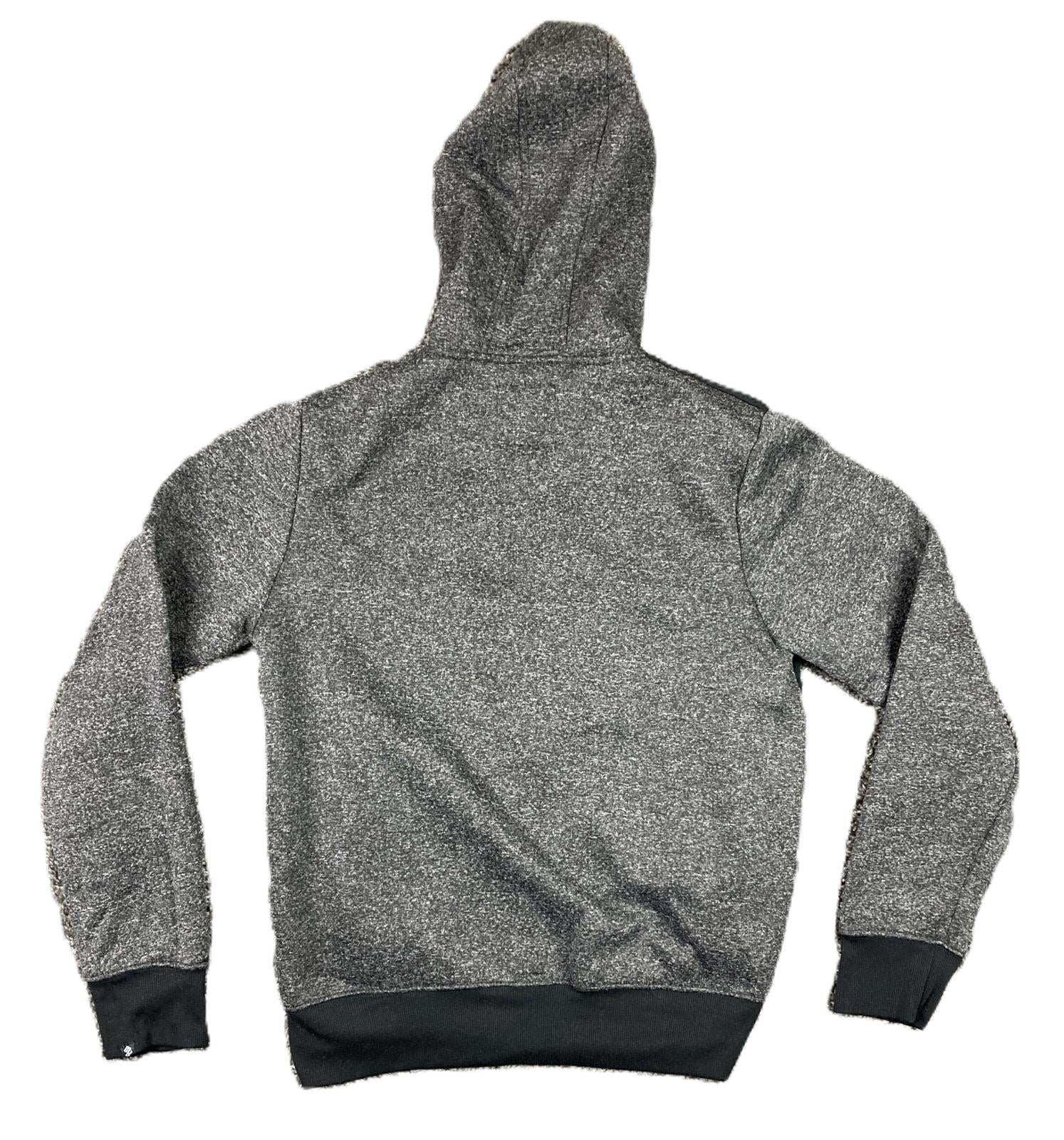 Rocawear Hoodie Jacket Quilted Panels Men's Gray Size S