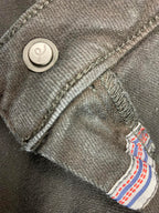 Pilcro and The Letterpress Anthropologie Black Stet Denim Bermuda Shorts 27