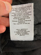 Pilcro and The Letterpress Anthropologie Black Stet Denim Bermuda Shorts 27
