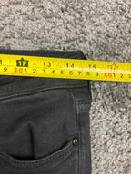 Pilcro and The Letterpress Anthropologie Black Stet Denim Bermuda Shorts 27