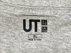 Uniqlo Hunter x Hunter Anime Graphic T Shirt Gray Gon Killua Manga Tee UT Sz XL