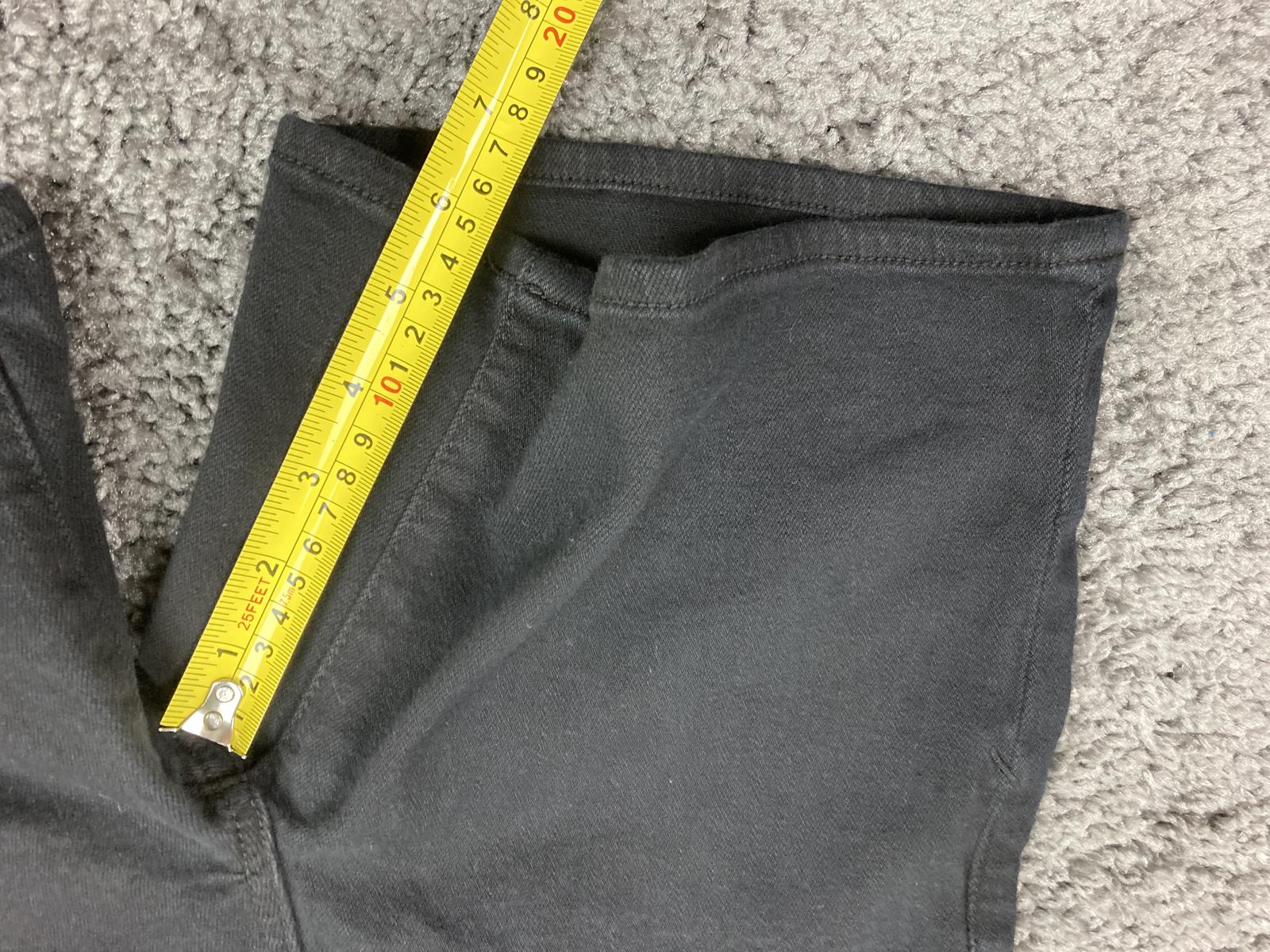 Pilcro and The Letterpress Anthropologie Black Stet Denim Bermuda Shorts 27
