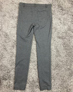 Athleta Avenue Ponte Skinny Knit Pants Women's Sz S Dark Charcoal Gray Stretch