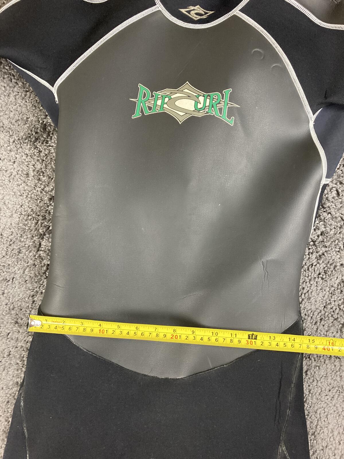 Vintage Rip Curl Wetsuit 3/2 RD-4 Titanium Aqua Ban Full Suit Surf Scuba Mens L