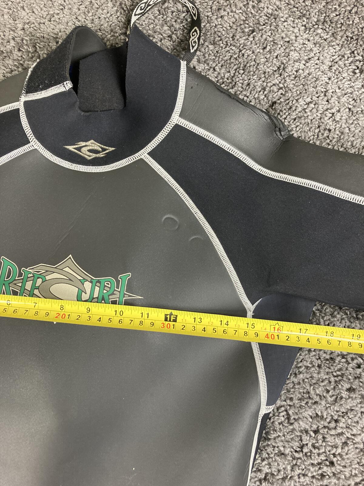 Vintage Rip Curl Wetsuit 3/2 RD-4 Titanium Aqua Ban Full Suit Surf Scuba Mens L