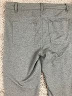 Athleta Avenue Ponte Skinny Knit Pants Women's Sz S Dark Charcoal Gray Stretch