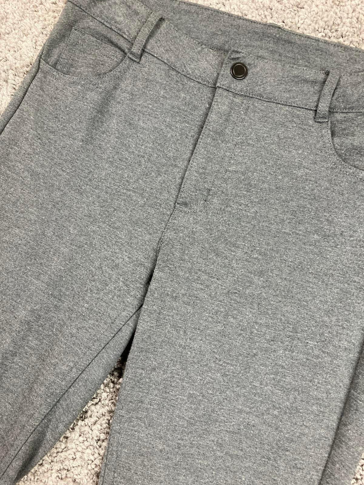 Athleta Avenue Ponte Skinny Knit Pants Women's Sz S Dark Charcoal Gray Stretch