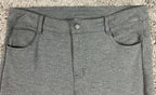 Athleta Avenue Ponte Skinny Knit Pants Women's Sz S Dark Charcoal Gray Stretch