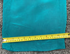 Papell Too Silk Pants Wide Leg Women’s Teal Elastic Waist Size 12