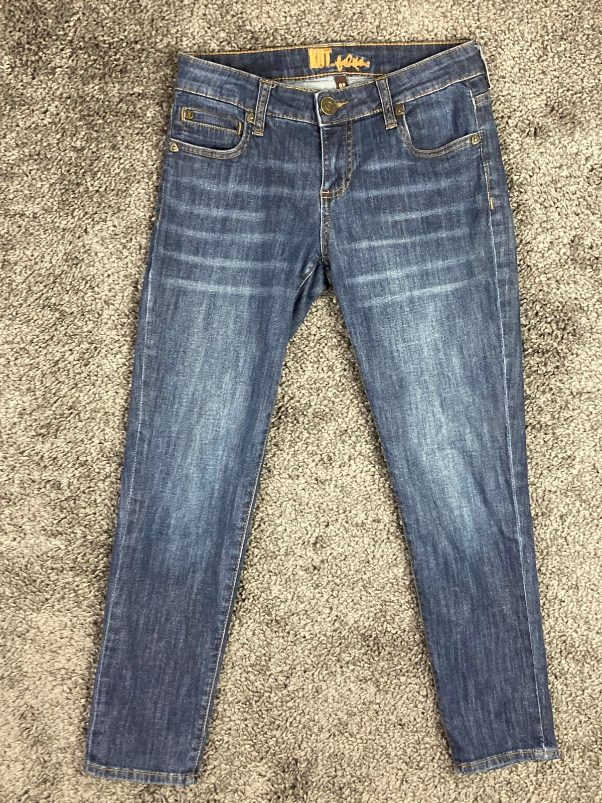 KUT From The Kloth Women’s Denim Ankle Skinny Stretch Jeans Sz 0P Petite 26x25