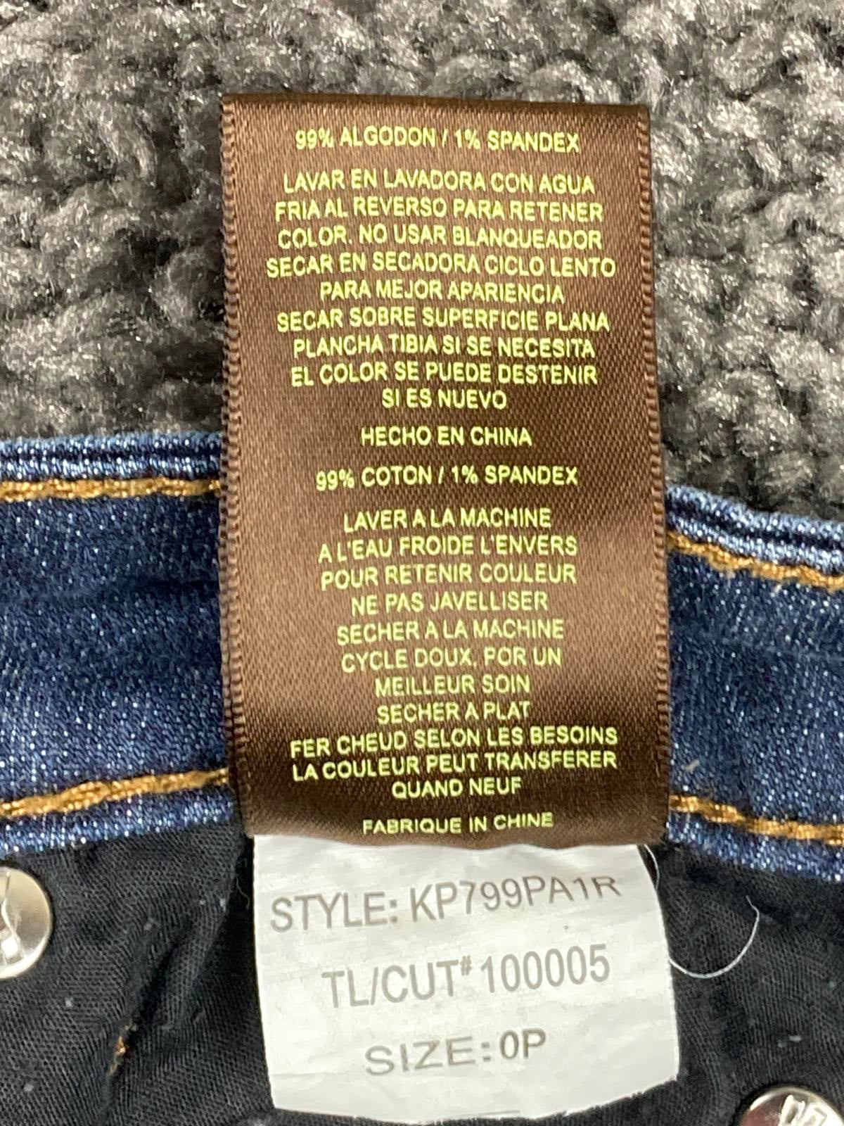 KUT From The Kloth Women’s Denim Ankle Skinny Stretch Jeans Sz 0P Petite 26x25