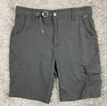 Gerry Cargo Shorts Men's Black Nylon Stretch Belted Outdoor Hiking  34
