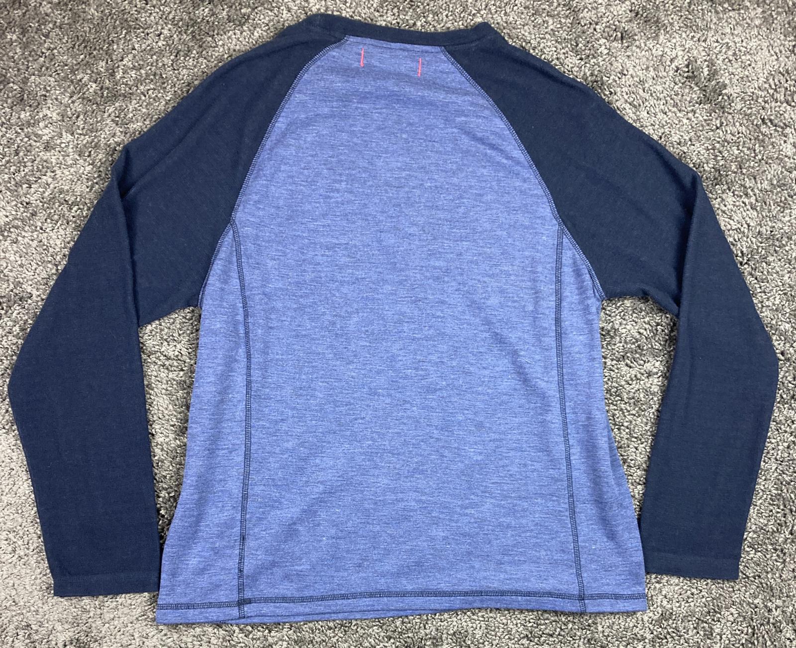Tommy Bahama Sweater Mens Blue Sweatshirt Long Sleeve Lightweight Pullover Sz L