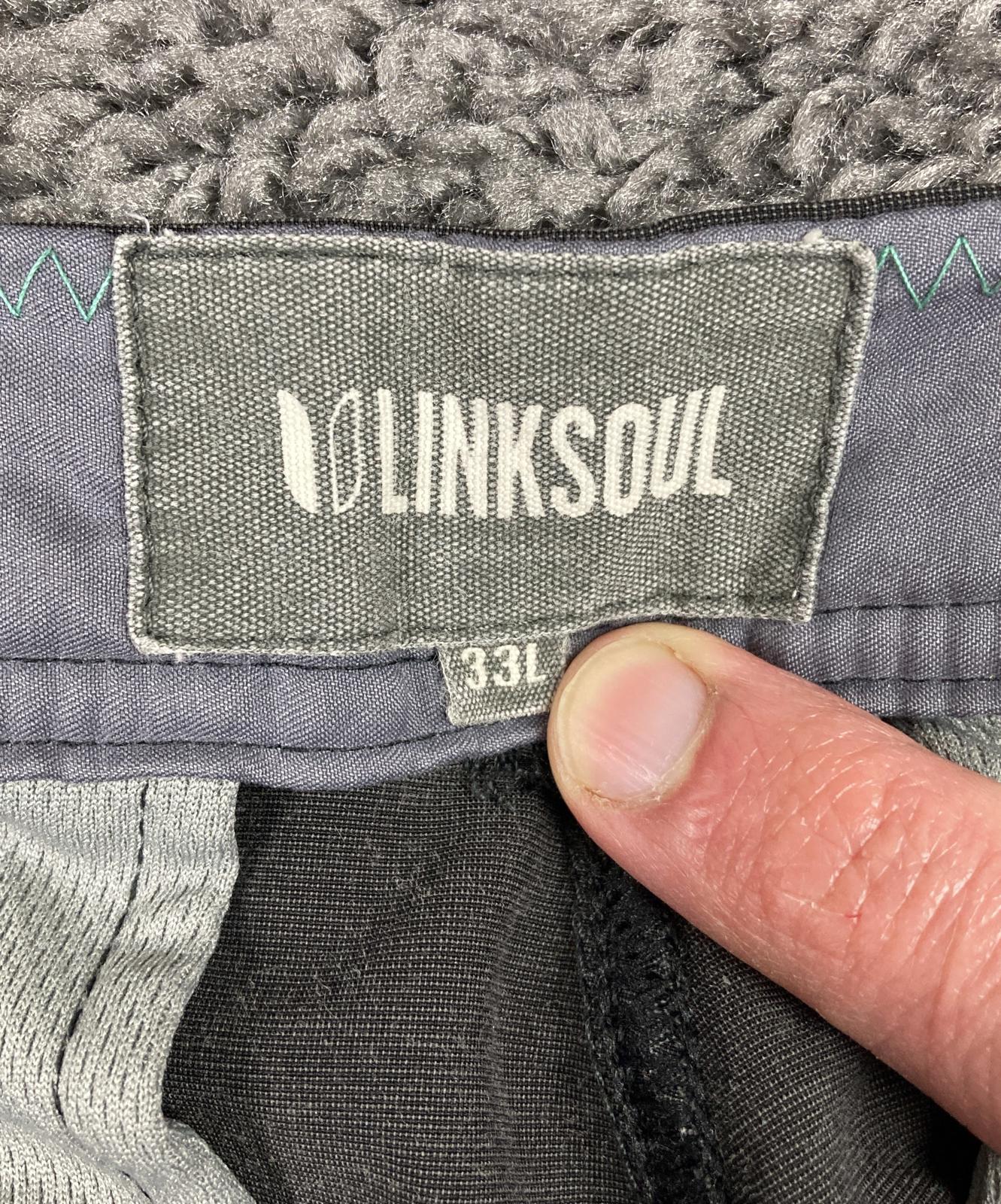 Linksoul Pants Men’s Gray Performance Stretch Golf Casual Trousers Sz 33x34