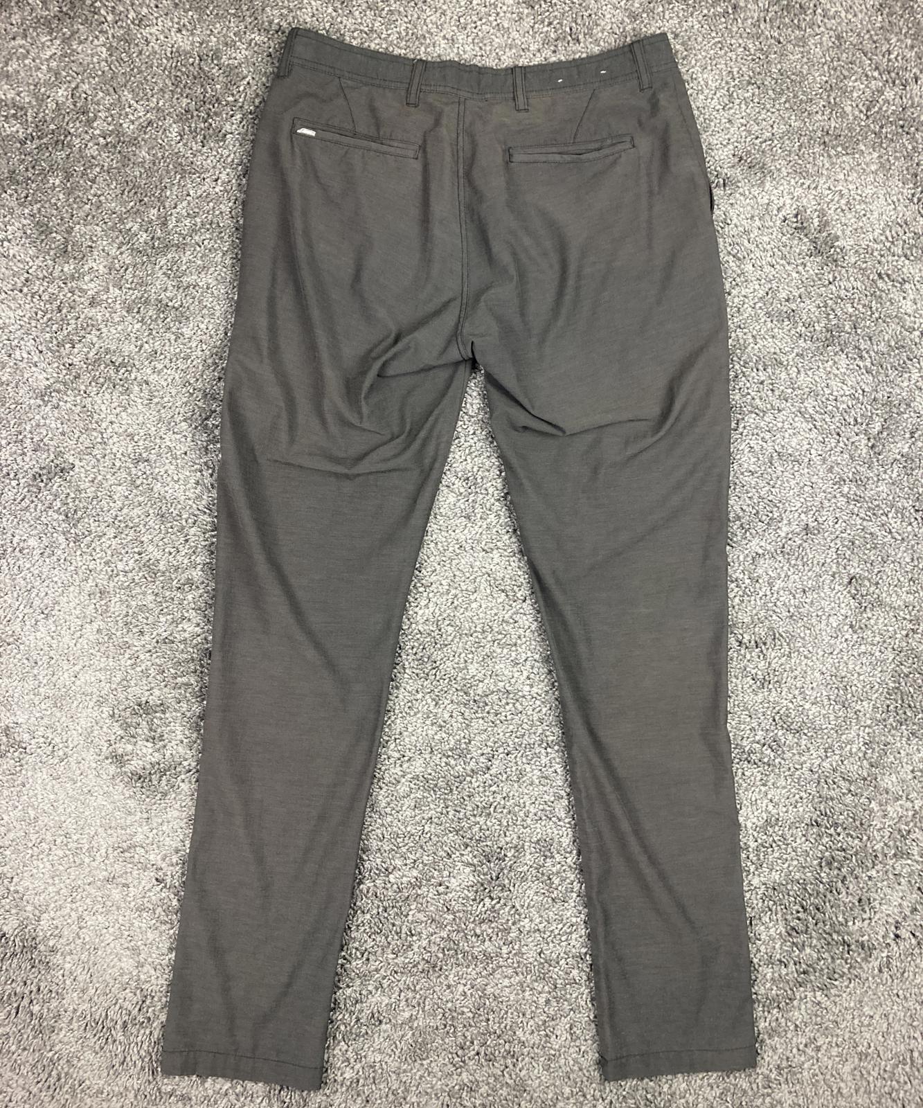 Linksoul Pants Men’s Gray Performance Stretch Golf Casual Trousers Sz 33x34