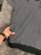 RVCA Hoodie Henley Pullover Men’s Gray Regular Fit Size L