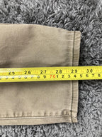 Lucky Brand 121 Slim Straight Pants Mens Khaki Tan Stretch Chino Jeans Sz 30x30