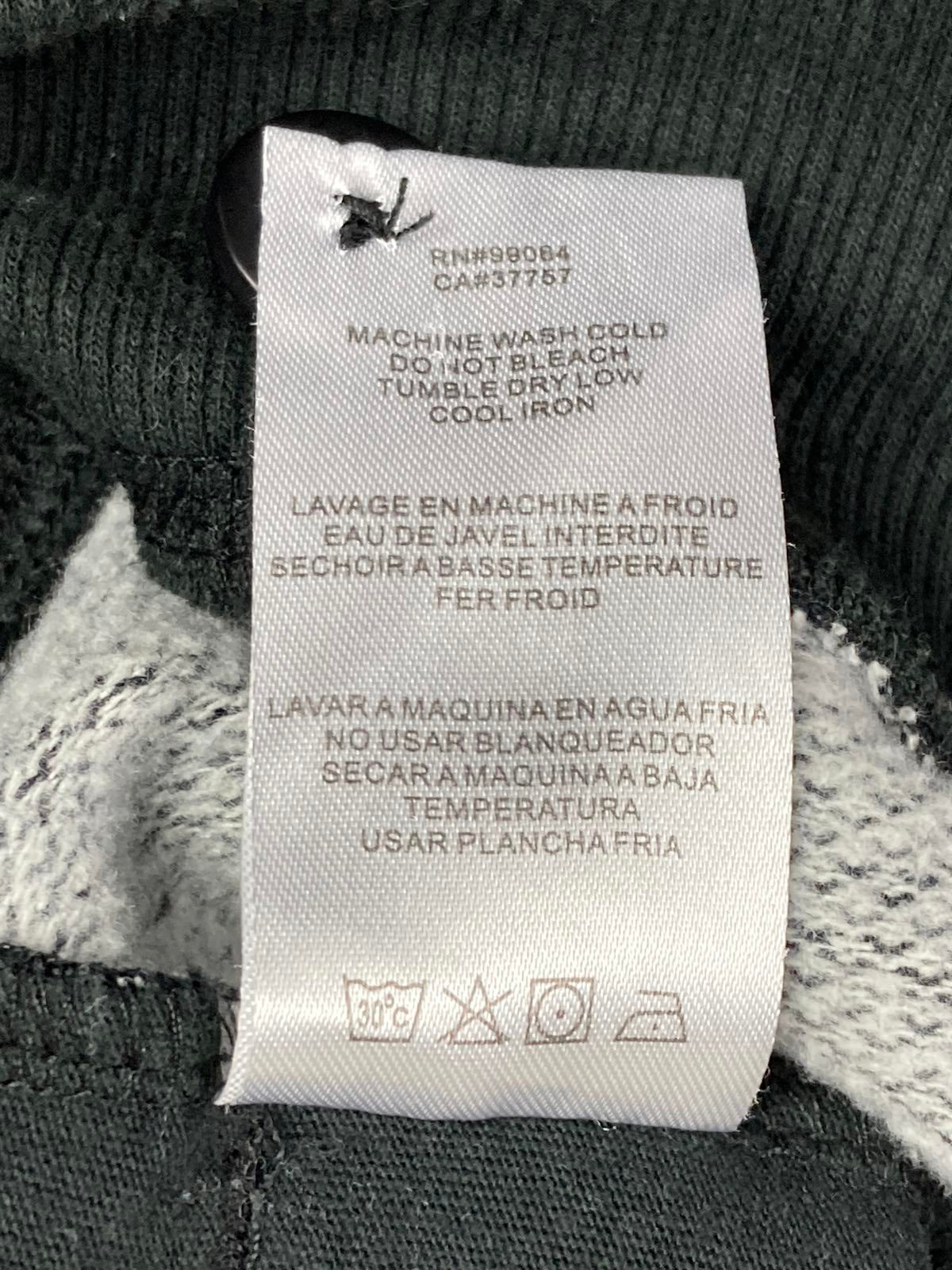 RVCA Hoodie Henley Pullover Men’s Gray Regular Fit Size L