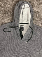 RVCA Hoodie Henley Pullover Men’s Gray Regular Fit Size L