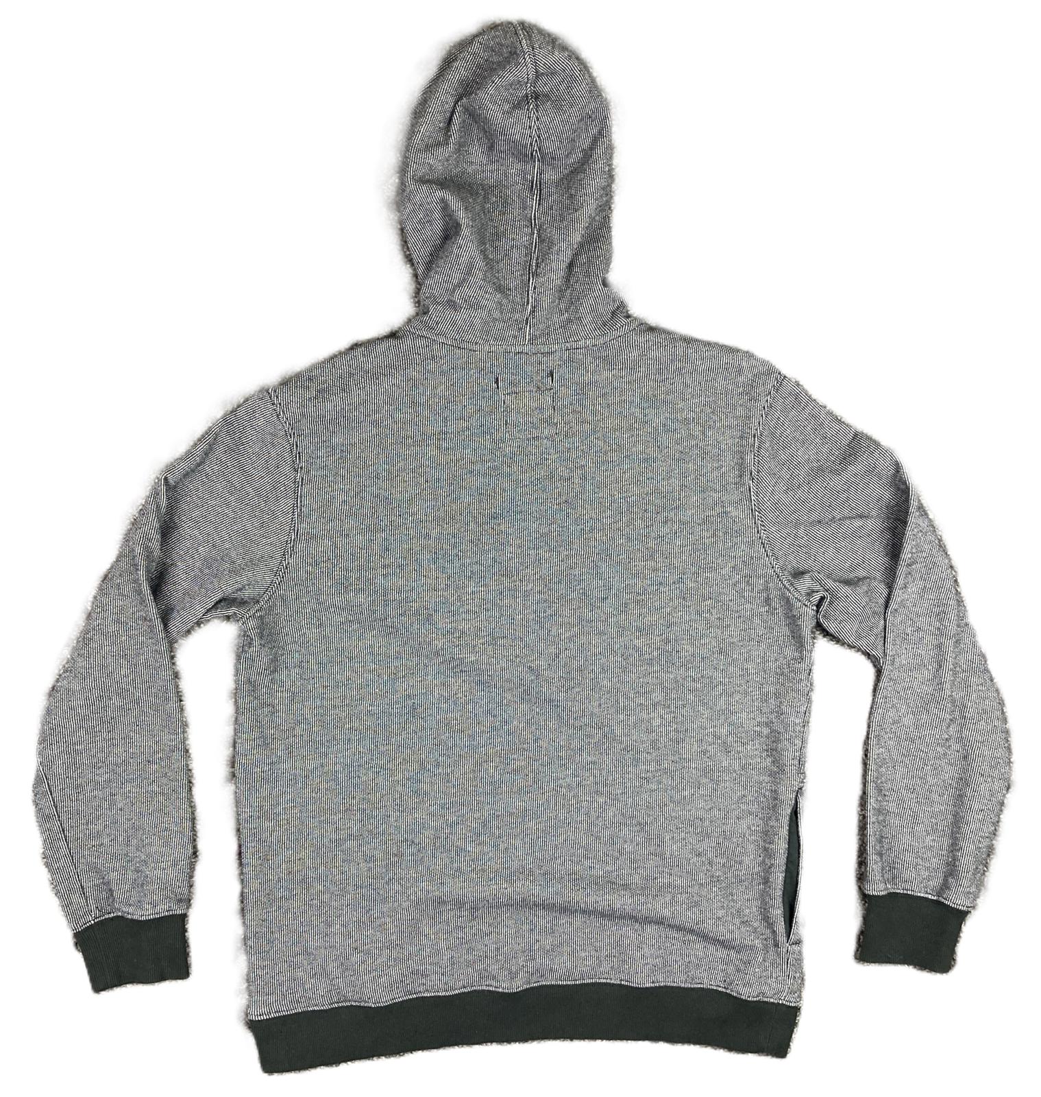 RVCA Hoodie Henley Pullover Men’s Gray Regular Fit Size L