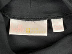 Belle Kim Gravel Mock Neck Top Modal Blend Women’s Black Size S/M