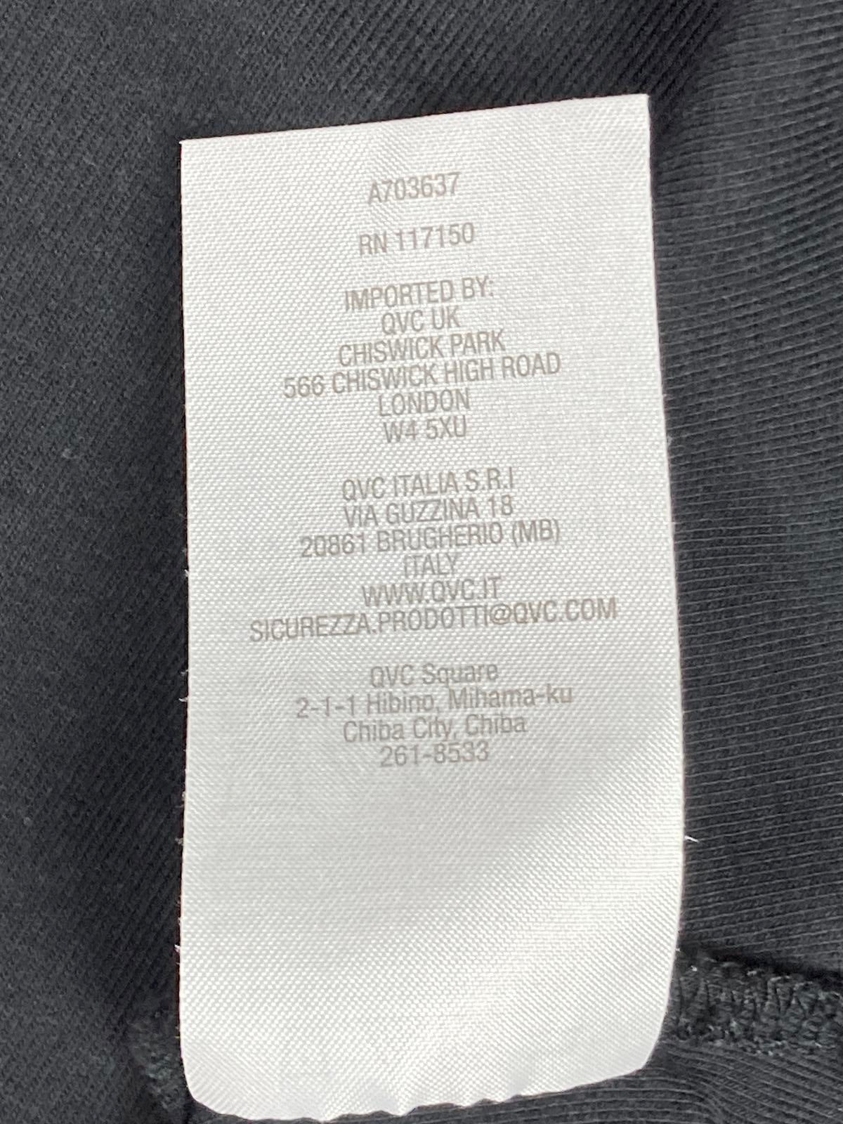 Belle Kim Gravel Mock Neck Top Modal Blend Women’s Black Size S/M