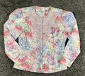 Vintage Nah Nah Collections Floral Jacquard Lace Blouse Jacket 16