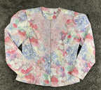 Vintage Nah Nah Collections Floral Jacquard Lace Blouse Jacket 16