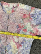 Vintage Nah Nah Collections Floral Jacquard Lace Blouse Jacket 16