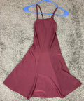 Brandy Melville Maroon Fit & Flare Mini Dress Size XS Made in Italy
