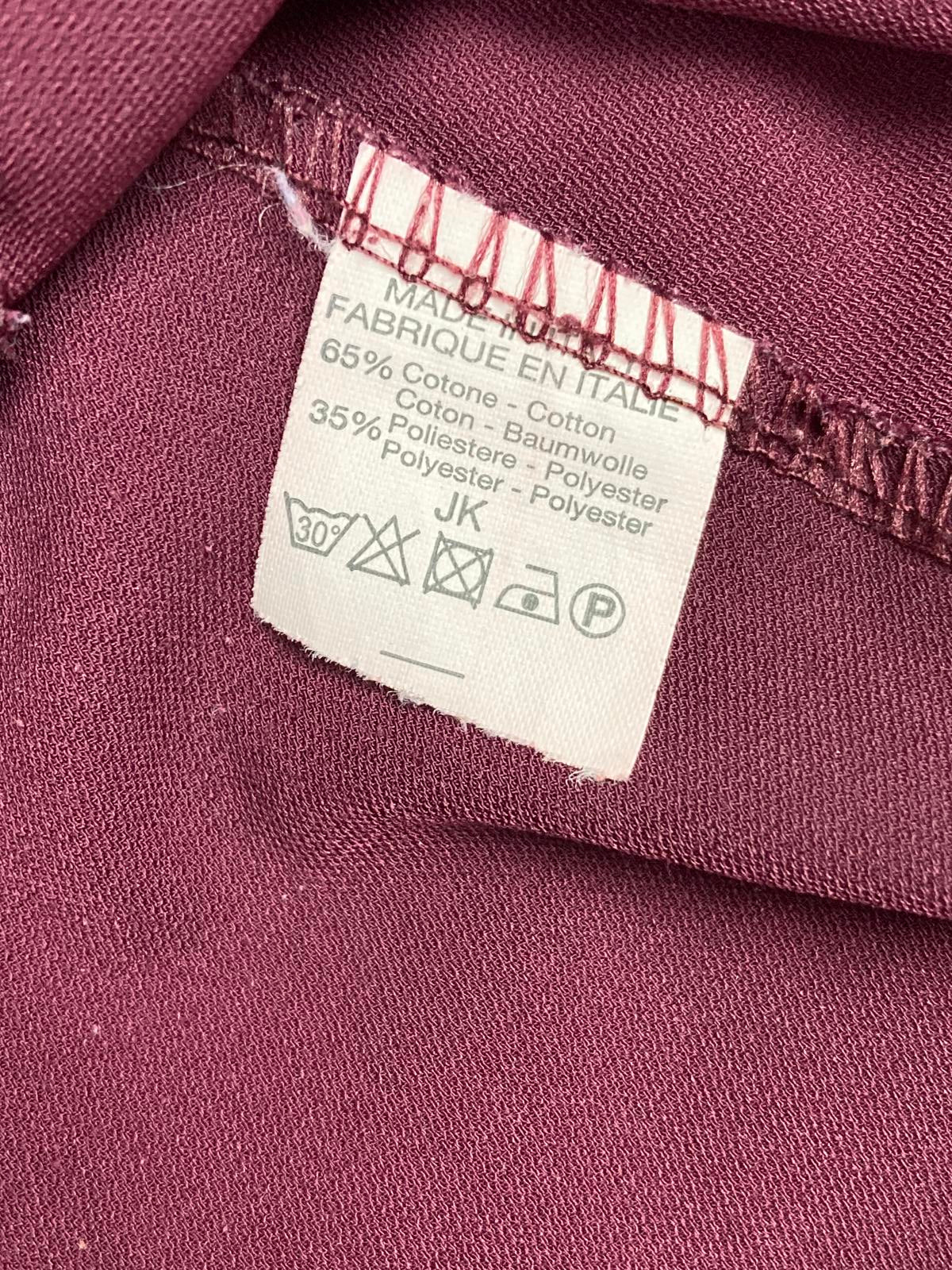 Brandy Melville Maroon Fit & Flare Mini Dress Size XS Made in Italy