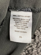 Tesla T-Shirt Vertical Logo Men's Gray Employee Team Wear Sz XL