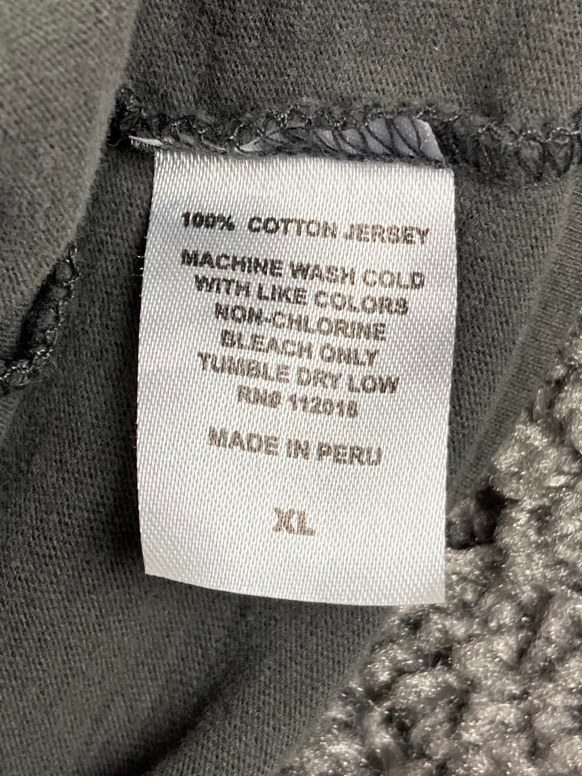 Tesla T-Shirt Vertical Logo Men's Gray Employee Team Wear Sz XL