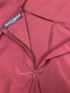 Brandy Melville Maroon Fit & Flare Mini Dress Size XS Made in Italy