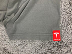 Tesla T-Shirt Vertical Logo Men's Gray Employee Team Wear Sz XL