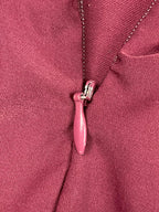 Brandy Melville Maroon Fit & Flare Mini Dress Size XS Made in Italy