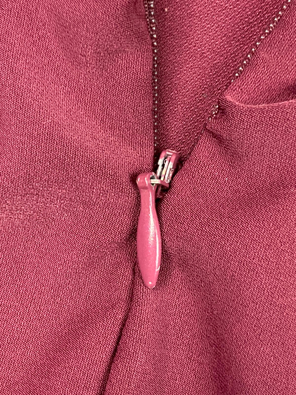 Brandy Melville Maroon Fit & Flare Mini Dress Size XS Made in Italy