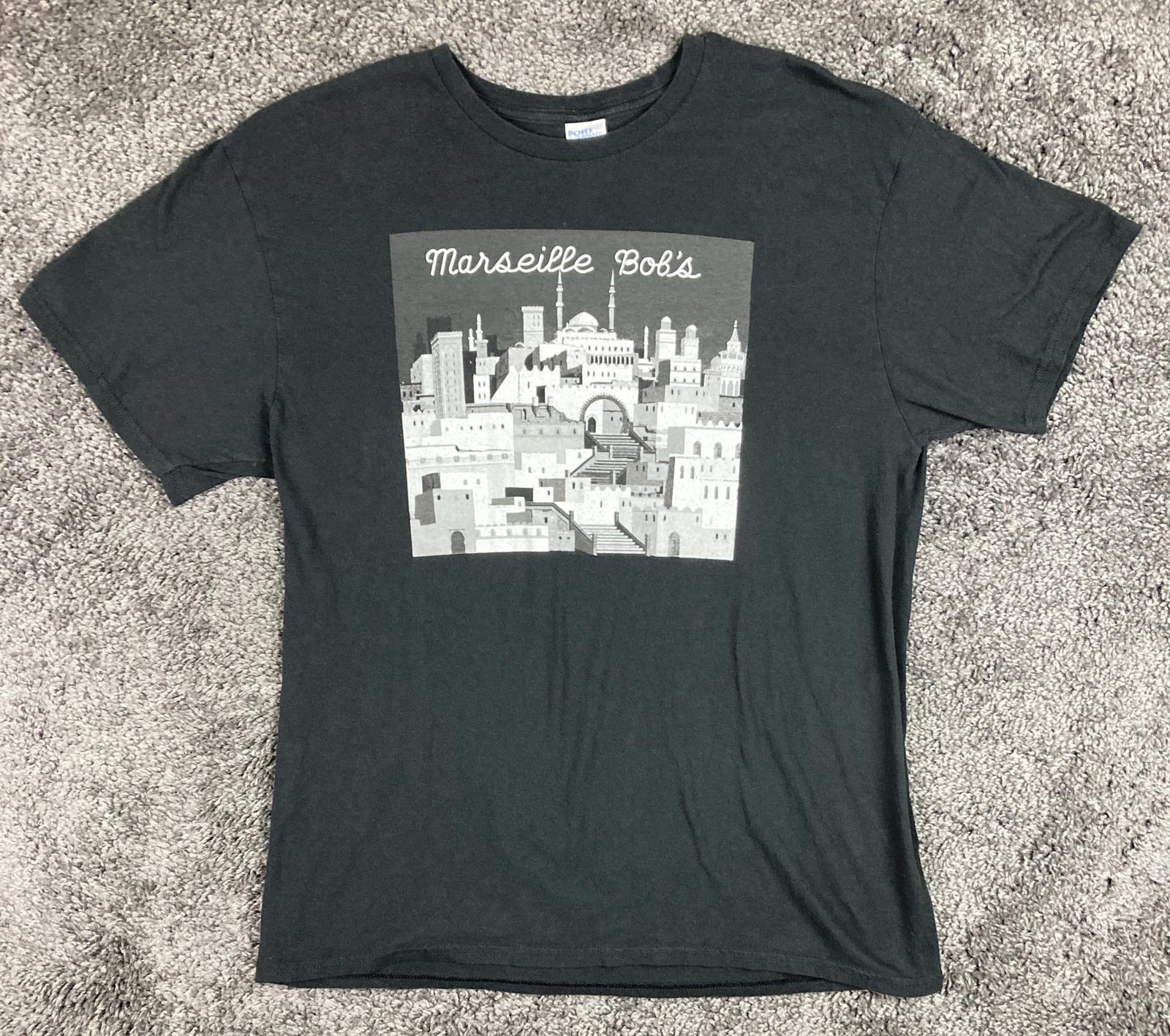 Wes Anderson THE PHOENICIAN SCHEME Promo T-Shirt Marseille Bob's Rare Size L