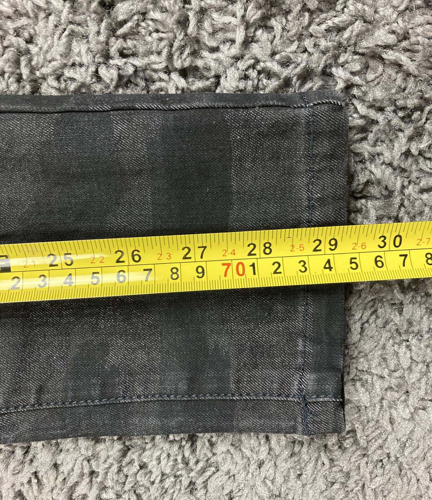 G.I.L.I. Camo Skinny Jeans Womens 8 Black Gray Dual Stretch Denim Pants