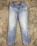 Levi's 505 Straight Jeans Women's Blue Denim Size 6 28x32