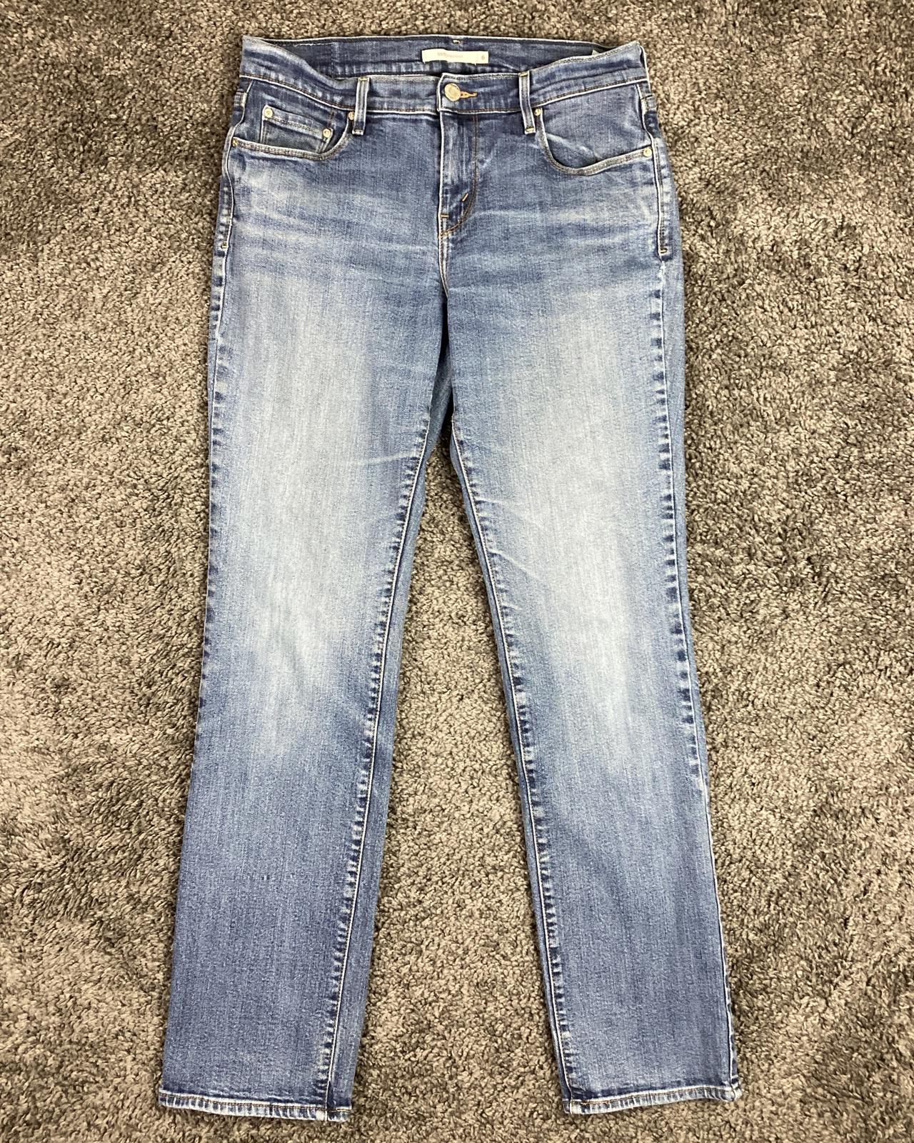 Levi's 505 Straight Jeans Women's Blue Denim Size 6 28x32
